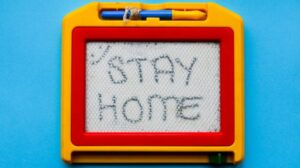 Covid Stay Home Message